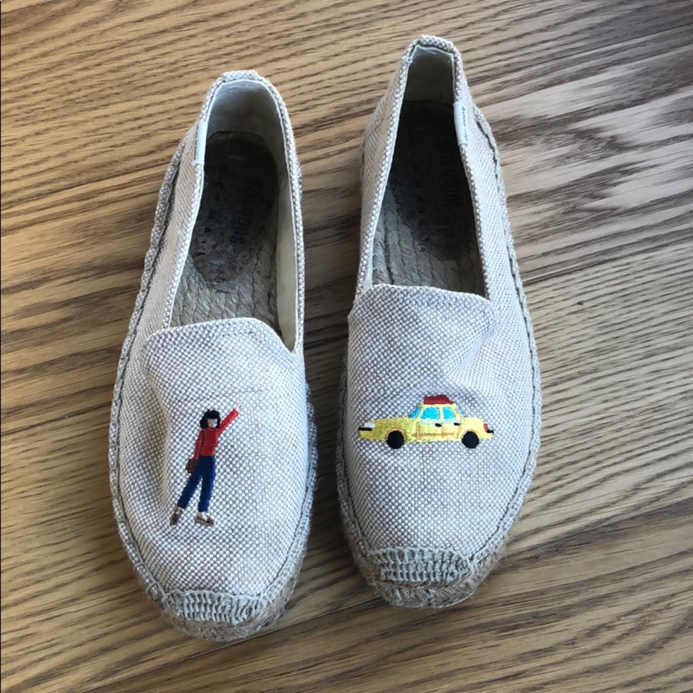 Soludos hailing taxi espadrilles